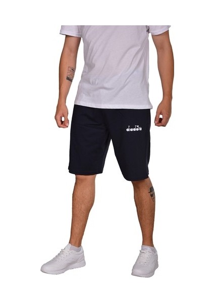 Mesa - Pamuklu Lacivert Spor Şort - Dıadoramesa