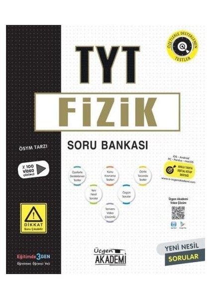 Üçgen Yayıncılık TYT Fizik - Soru Bankası