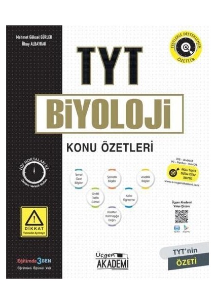 Üçgen Yayıncılık TYT Biyoloji - Konu Özeti