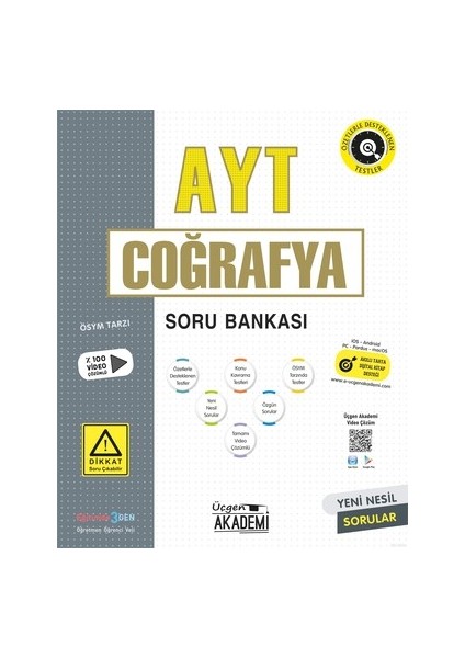 Üçgen Yayıncılık AYT Coğrafya - Soru Bankası