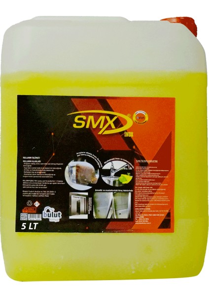 Inox Krom Nikelaj Temizleyici 5 Lt