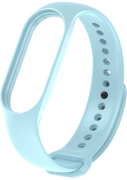 Xiaomi Mi Band 7 ile Uyumlu Silikon Kordon Su Mavisi