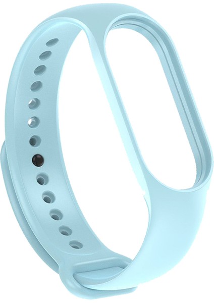 Xiaomi Mi Band 7 ile Uyumlu Silikon Kordon Su Mavisi