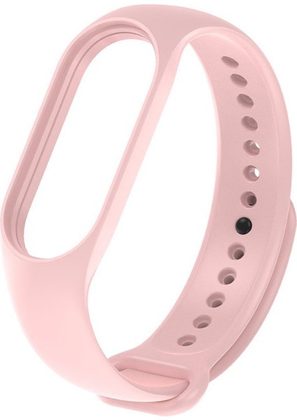Xiaomi Mi Band 7 ile Uyumlu Silikon Kordon Açık Pembe