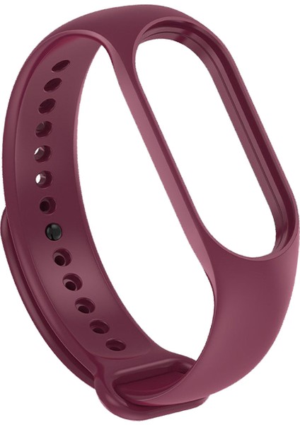 Xiaomi Mi Band 7 ile Uyumlu Silikon Kordon Bordo modelleri