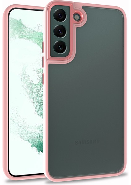 Samsung Galaxy S22 Plus Renkli Kenarlı Parlak Flora Kılıf
