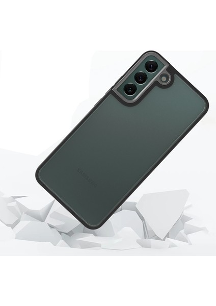 Samsung Galaxy S22 Plus Renkli Kenarlı Parlak Flora Kılıf