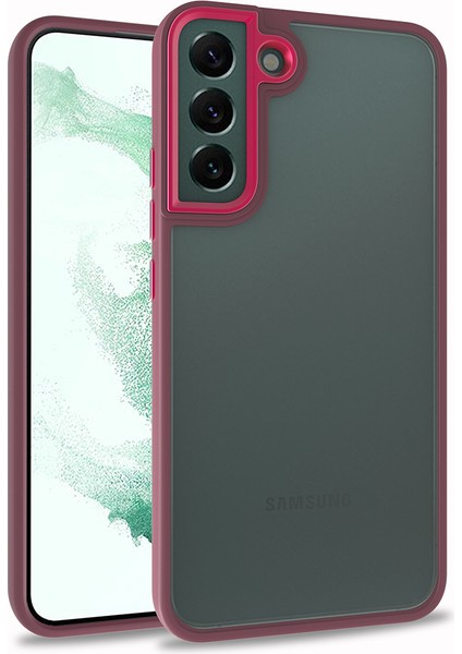 Samsung Galaxy S22 Plus Renkli Kenarlı Parlak Flora Kılıf + Ekran Koruyucu