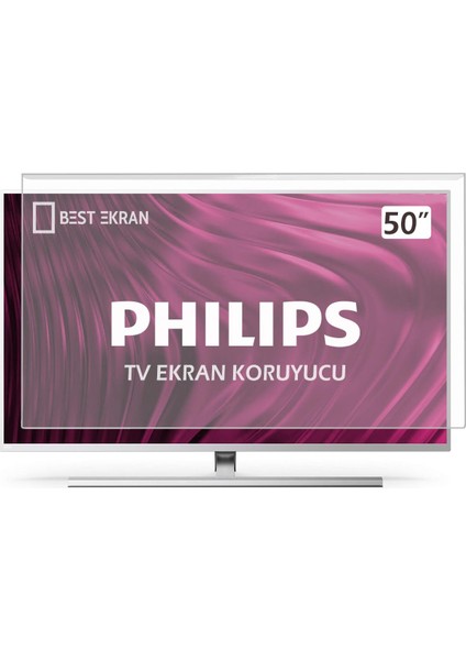 Philips 50PUS7506 Tv Ekran Koruyucu - Philips 50" Inç Ekran Koruyucu 50PUS7506/62