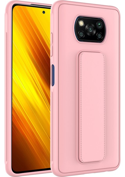 Xiaomi  Poco X3 Pro Standlı Darbe Emici Qstand Kılıf