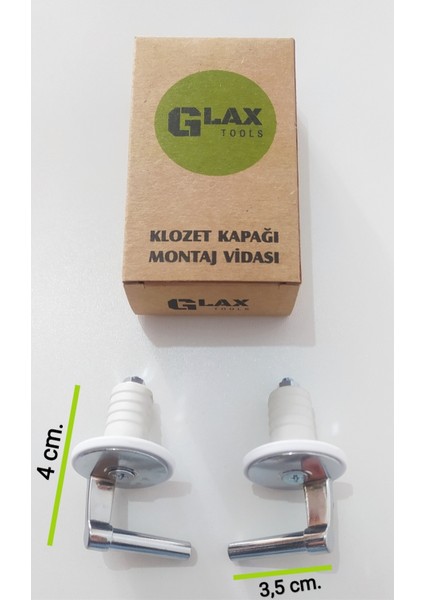 Klozet Kapağı Vidası Klozet Kapak VidasıMetal Üstten Sıkmalı fiyatları