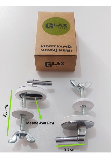 Klozet Kapağı Vidası Klozet Kapak VidasıMetal Alttan Sıkmalı fiyatları