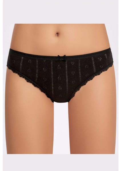 Kadın Jakarlı (Transferli Ribana) Dantelli Bikini 273 - 12 Adet