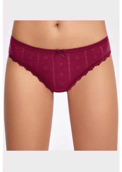 Kadın Jakarlı (Transferli Ribana) Dantelli Bikini 273 - 12 Adet