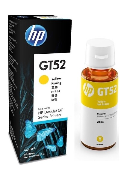 GT52 Sarı Orjinal Mürekkep Kartuş x3B09A