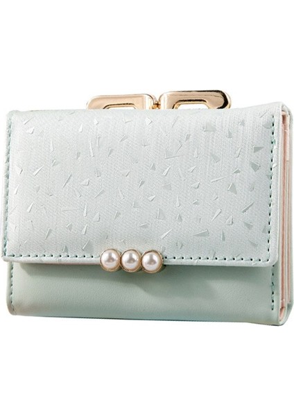 Cüzdanlar ve Sahipler Kısa Cüzdan Kadın Yeni Moda Üç Katlı Bozuk Para Cüzdanı (Yurt Dışından)