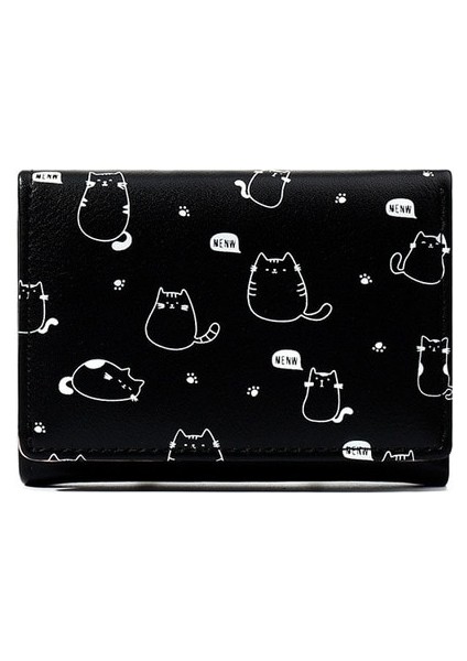 Kadın Modası Sevimli Çizgi Filmler Lüks Kadın Küçük Cüzdanı Deri (Yurt Dışından)