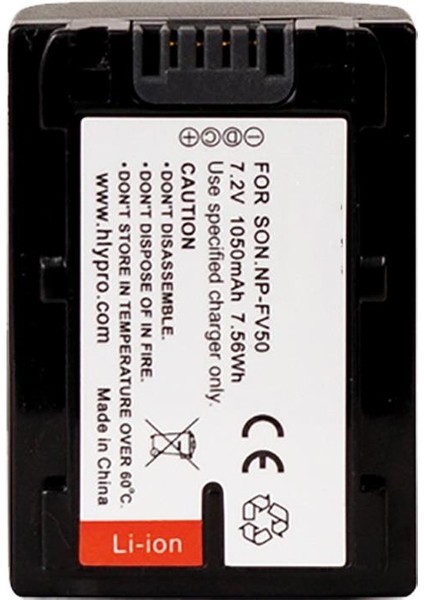 Cazipshop Sony NP-FV50 BATARYA(1050MAH)+ŞARJ Aleti Cihazı Seti