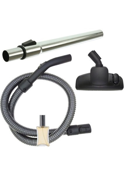 Bosch Uyumlu Bsgl 30000 - 39999 Gl 30 Süpürge Çelik Telli Hortumu Yer Fırçası Teleskopik Boru
