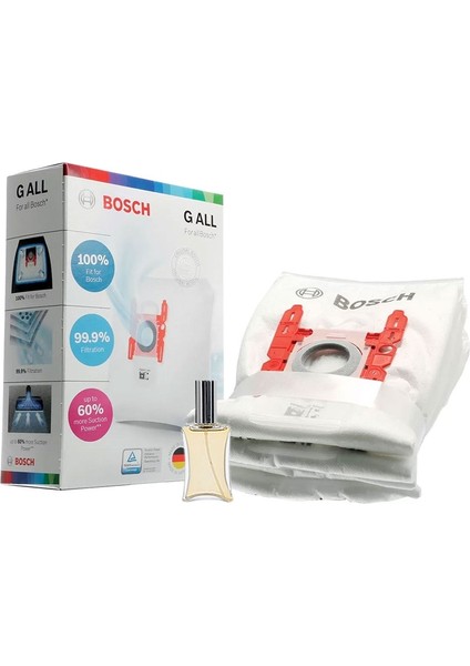 Bosch Uyumlu Bsg 60000 - 69999 Elektrikli Süpürge G All Kutulu 4 Adet Toz Torbası