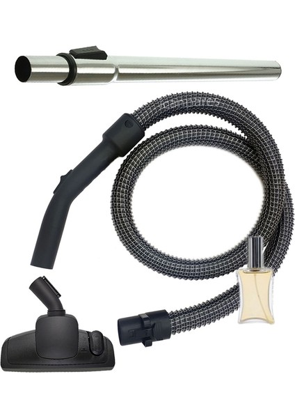 Samsung Uyumlu Sc 4336 Elektrikli Süpürge Çelik Telli Hortumu Emici Yer Başlığı Teleskopik Boru