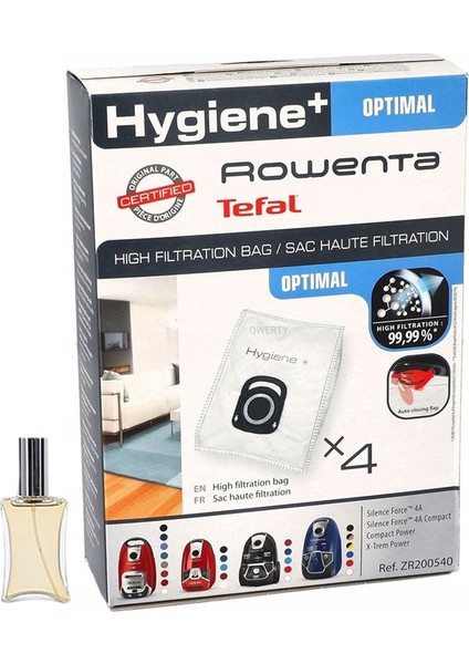 Rowenta Uyumlu Ro 6883 Ea X-Trem Power Hygiene+ Elektrikli Süpürge Toz Torbası Kutulu