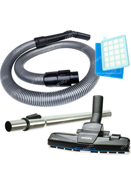 Philips Uyumlu Fc 9323 Hortumu Triactive Başlık Boru Filtre Set