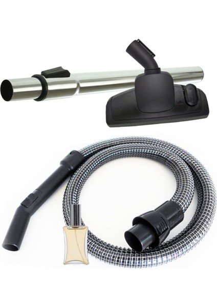 Electrolux Uyumlu Zus 3374 Elektrikli Süpürge Çelik Telli Hortumu Emici Yer Başlığı Teleskopik Boru