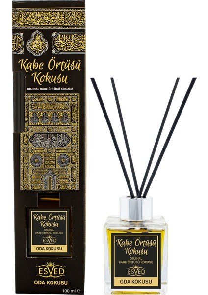 Kabe Örtüsü Kokusu ve Makamı Ibrahim Kokusu 100 ml Çubuklu Oda Kokusu