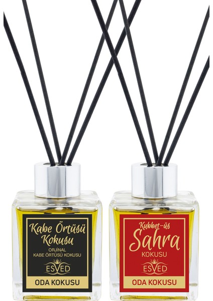 Kabe Örtüsü Kokusu ve Kubbetüs Sahra Kokusu 100 ml Çubuklu Oda Kokusu