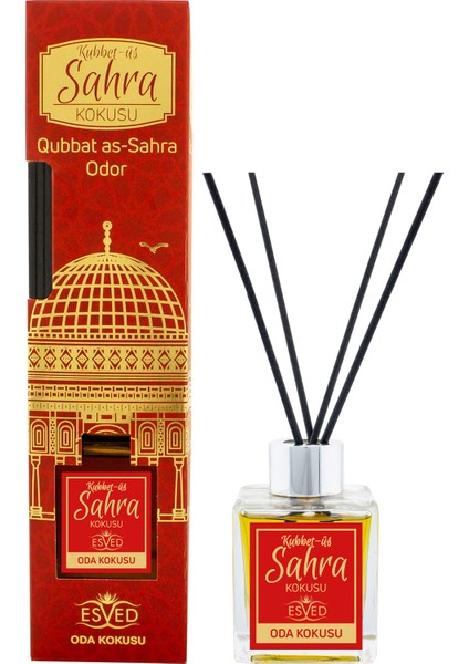 Medine Ravza Kokusu ve Kubbetüs Sahra Kokusu 100 ml Çubuklu Oda Kokusu