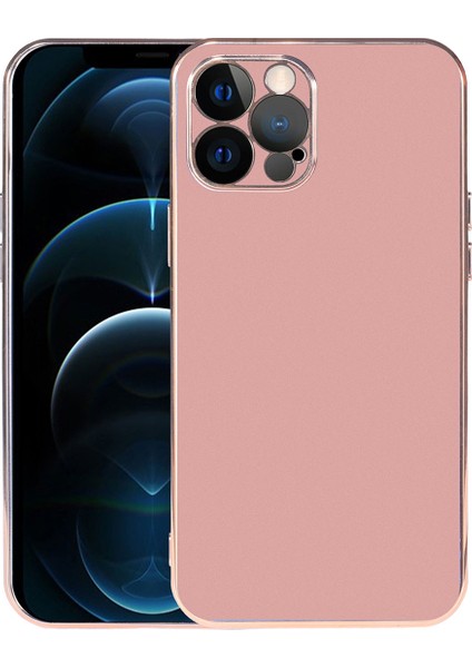 Apple iPhone 12 Pro Max Lazer Kenarlı Viyana Kılıf