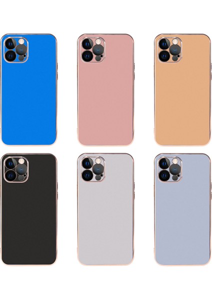 Apple iPhone 12 Pro Lazer Kenarlı Viyana Kılıf + Kırılmaz Ekran Koruyucu