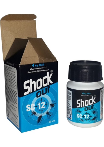 Ziraatcim Market Shock Out Sc 12 Haşere Ilacı 50 ml