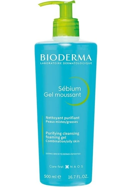 Sebium Foaming Gel 500 ml Karma ve Yağlı Ciltler Temizleme Jeli