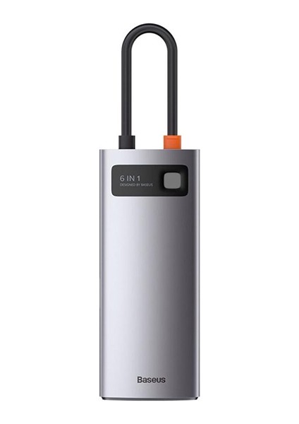 Metal Gleam Series 6in1 Type-C Hub Adaptör Çoklayıcı