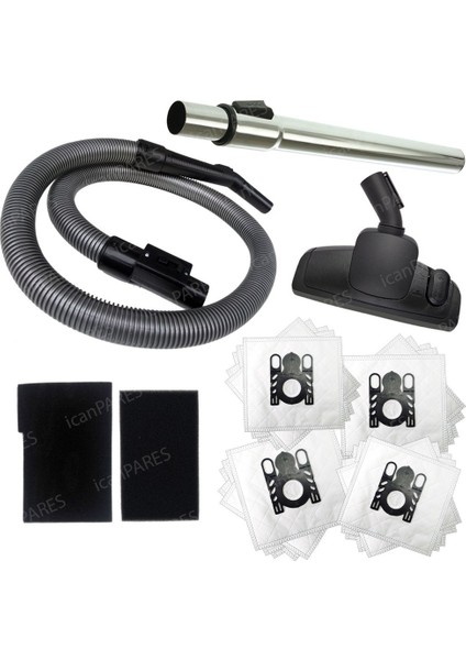 Arçelik Uyumlu S 4120 Kanguru Süpürge Hortumu Seti