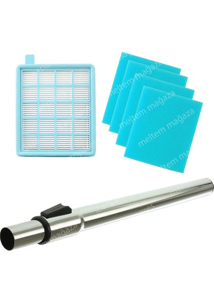 Philips Fc 9323 Powerpro Compact Teleskopik Borusu Hepa Filtresi