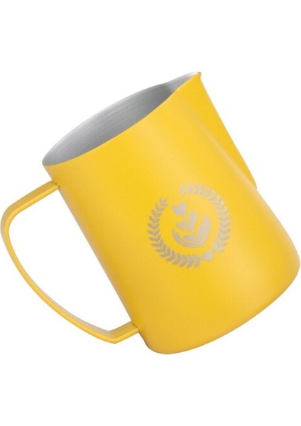 350ML Süt Buharlama Köpürtme Sürahi Paslanmaz Çelik Yapışmaz Süt Sürahisi Çekme Çiçek Bardağı Kahve Için Mükemmel (Yurt Dışından)