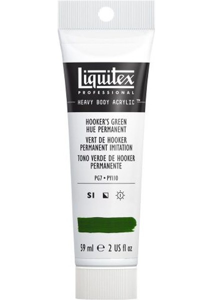 : Professional Heavy Body : Akrilik Boya : 59 ml : Hooker’s Green Hue Permanent 224 S1