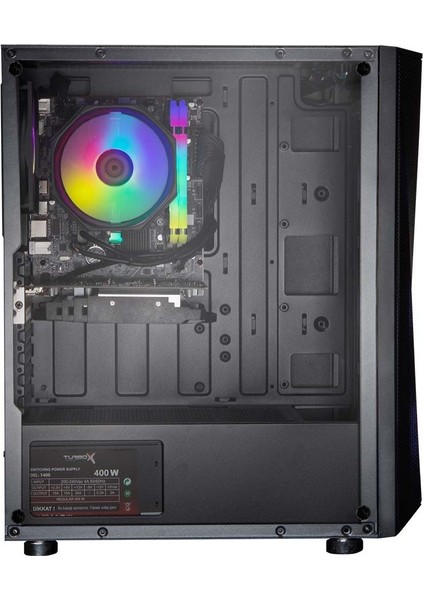 TX1502 Intel Core I5 2400 8gb Ram 256GB SSD 4gb GT730 Gddr5 Freedos Masaüstü Oyun Bilgisayarı