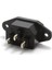 IC-212 C14 Power Soket Erkek Kulaklı 220V Lehim Tip - 5 Adet 2