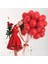 Pastel Kırmızı Latex Balon 10 Adet 1