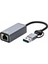 Type-C & USB 3.0 Çiftli Ethernet RJ45 Windows Macbook Uyumlu Çevirici Hub Adaptör 1