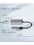 Type-C & USB 3.0 Çiftli Ethernet RJ45 Windows Macbook Uyumlu Çevirici Hub Adaptör 2