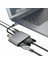 Macbook Uyumlu Type-C To USB 3.0 1080P Hd 4K HDMI VGA Pd Aux Ses Girişli Çevirici Hub Adaptör 3