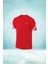 Büyük Beden Erkek Kırmızı Dri-Fit Kumaş Baskısız Bisiklet Yaka Sporcu T-Shirt (4xl- 10XL) 1