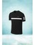 Erkek Siyah Dri-Fit Kumaş Baskısız Günlük Rahat T-Shirt S-3xl 1