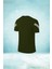Erkek Haki Dri-Fit Kumaş Spor Için Konforlu Bisiklet Yaka Tshirt S-3xl 2