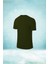 Büyük Beden Erkek Haki Dri-Fit Kumaş Düz Kısa Kol Konforlu Tişört (4xl- 10XL) 2